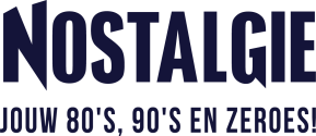 Nostalgie logo - 80's,90's,zeroes! - wit